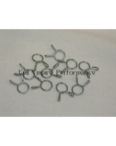 GTO and 3000GT 3mm ID Chrome Vacuum Hose Clamp Kit