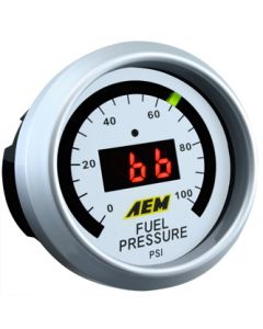 AEM 52mm 0-100PSI Fuel Pressure Display Gauge