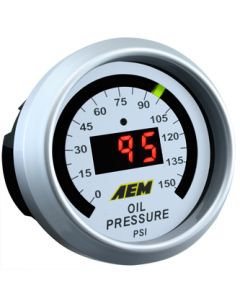 AEM 52mm Digital 0-150PSI Oil Pressure Display Gauge