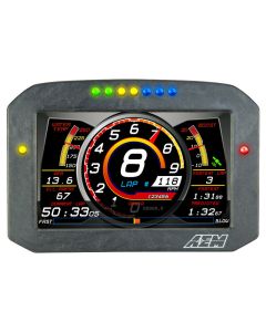 AEM CD-7 Carbon Case Fully Programable Digital Flat Racing Dash Display with Built in GPS Module
