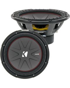 Kicker 43CWR124 CompR Series 1000 Watt 12 inch Subwoofer - Dual 4 Ohm Voice Coil