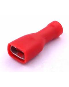 50pcs Red Female Insulated Spade Connector