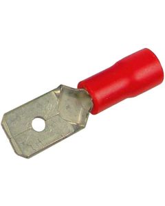 50pcs Red Male Spade Connector