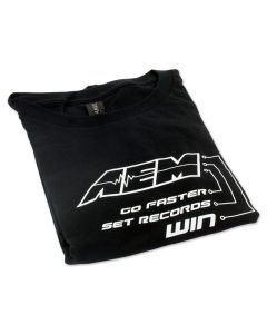 AEM Branded T Shirt in Black