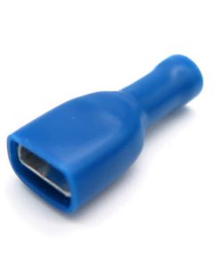 50pcs Blue Female Insulated Spade Connector